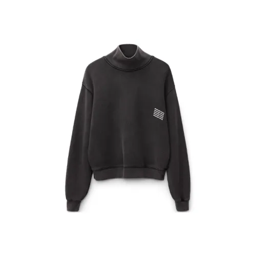 Alexander Wang Repeated Logo Rollneck Sweatshirt