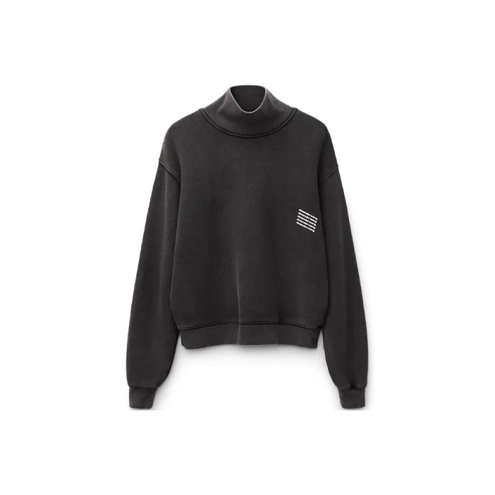 Alexander Wang Repeated Logo Rollneck Sweatshirt-0
