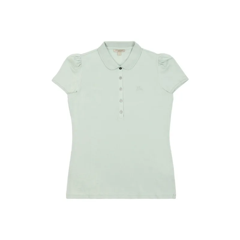 Burberry Polo Shirt Women's Mint Green-0