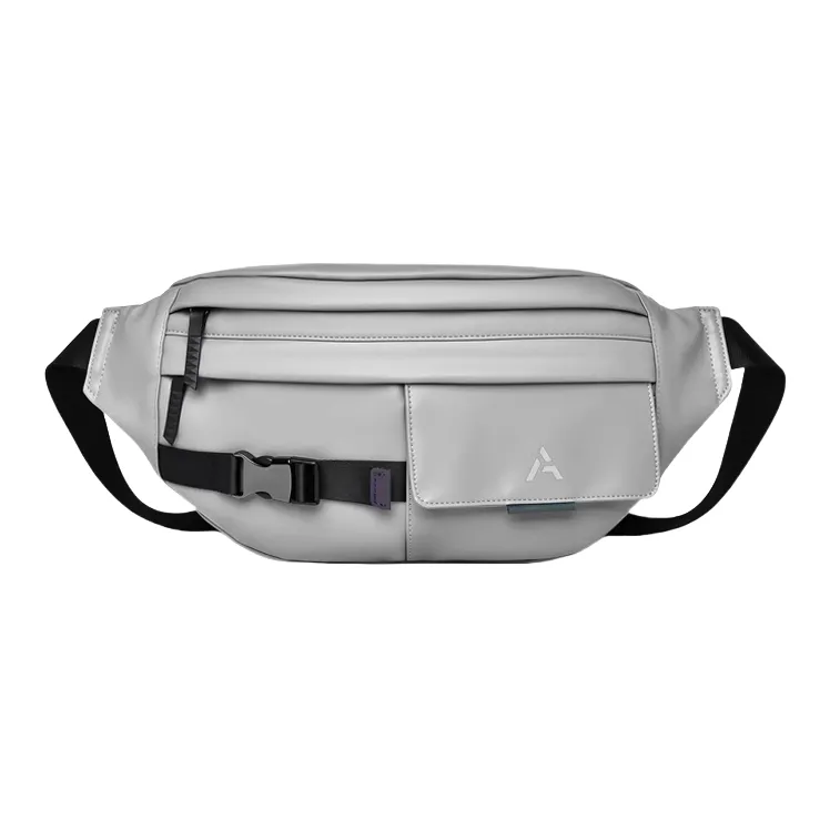 AIBAG PU Fanny Pack Medium Size Men's Multicolor-5