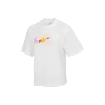 Nike SS23 OC3 Boxy Sportswear Retro Casual Crewneck T Shirt Beige