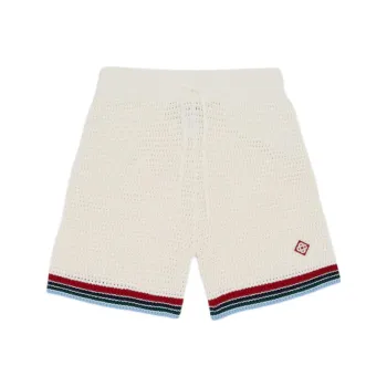 CASABLANCA Sporty Crochet Shorts