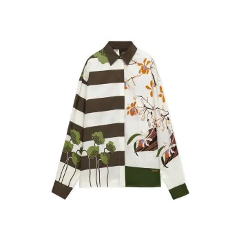 LOEWE Graphic Print Panelled Shirt