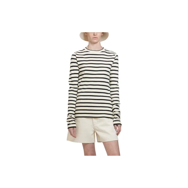 JIL SANDER Long sleeve Striped T shirt-0