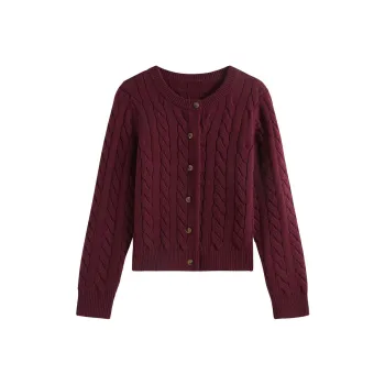 FANSILANEN Old Money Style Sweater Women's