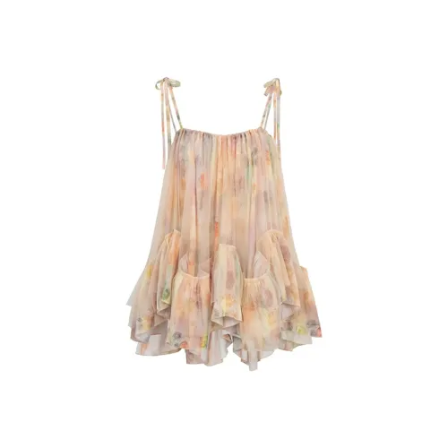 SKYA Camisole Women's Cyan Pink