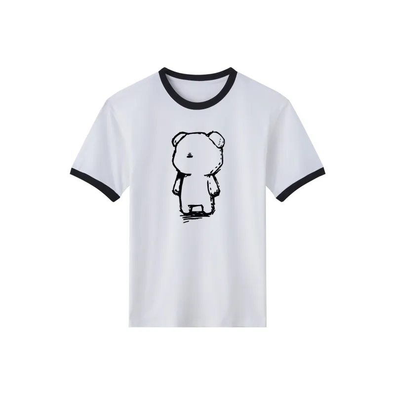 TEME T Shirt Women's White & Black-0
