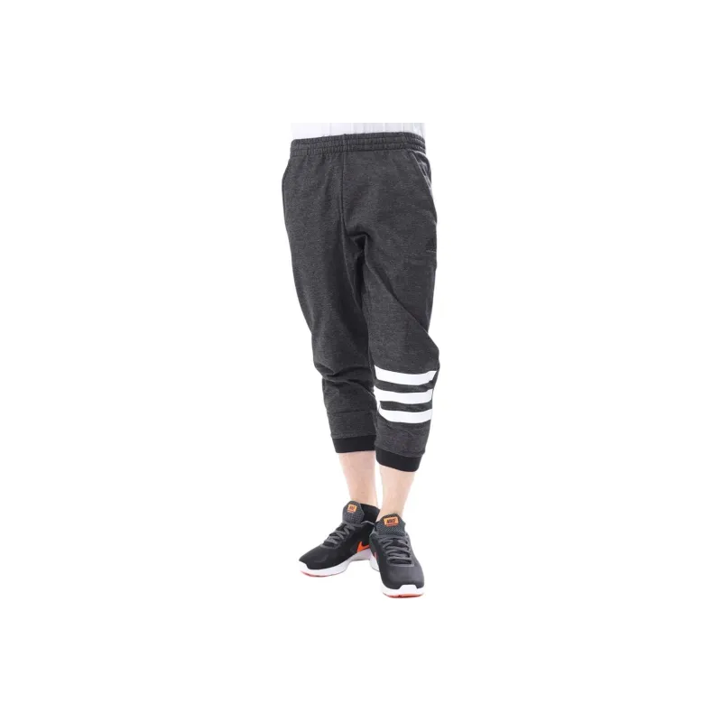 Adidas MSPORTID Sweat Quarter Casual Shorts Men's Black-0