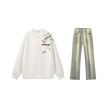 SUNSETMONENT Sweatshirt Set Unisex