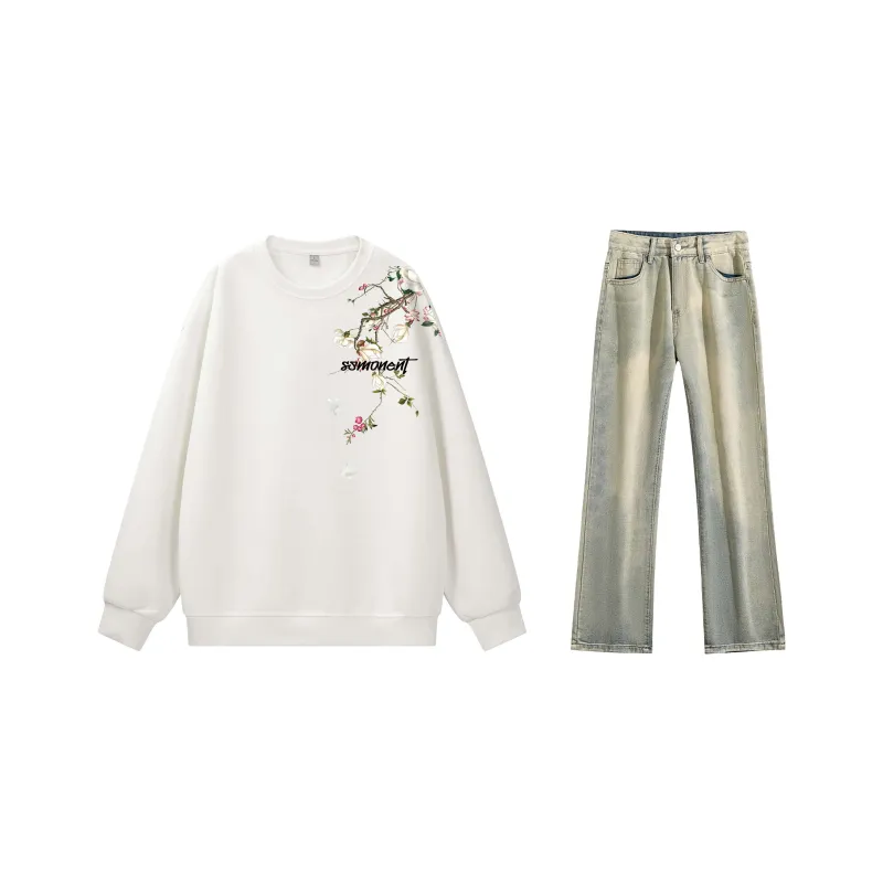 SUNSETMONENT Sweatshirt Set Unisex-23