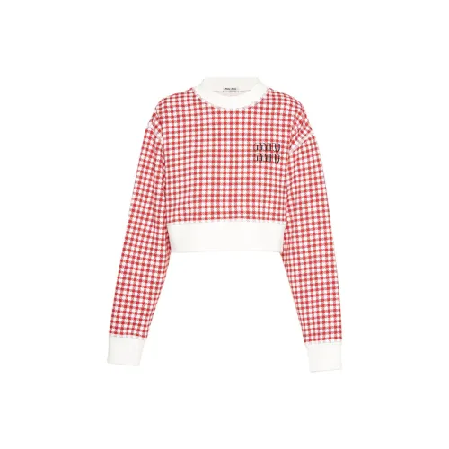 MIU MIU SS22 Sweatshirt Women's Red