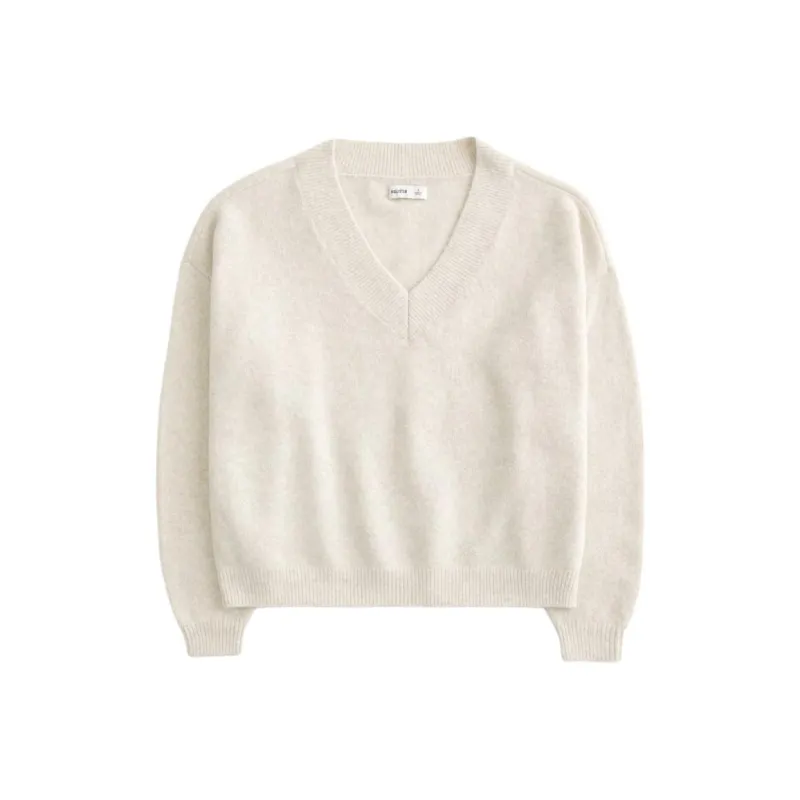 Hollister Sweater Women's Cream-0