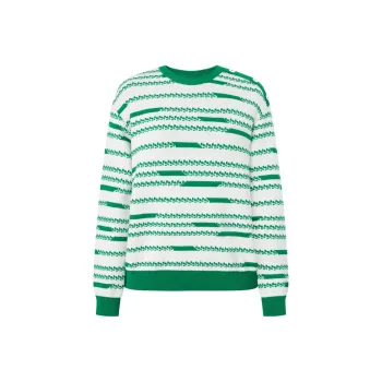 JZ. ANNAKRO Sweater Women's Floral Emerald Green