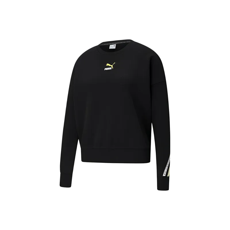 PUMA Sweatshirts Women's Black-0