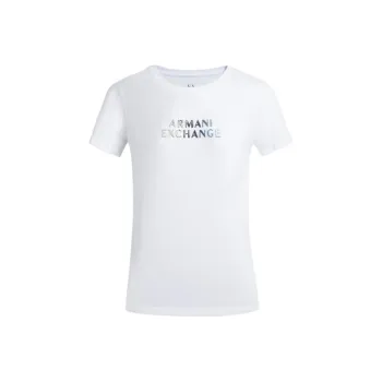 ARMANI EXCHANGE SS24 T Shirt Women's White