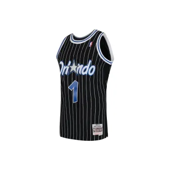 NBA Orlando Magic Tracy McGrady 2003 Hardwood Classics Road Basketball Jerseys Men's Black