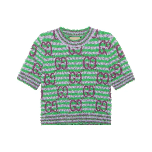 GUCCI Gg Striped knit Top