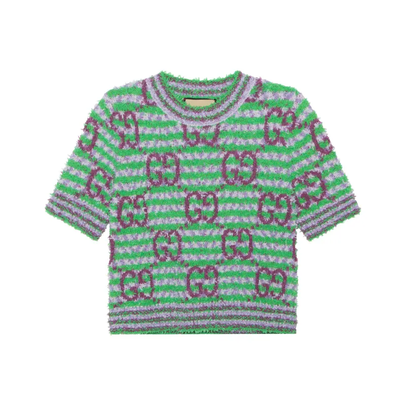 GUCCI Gg Striped knit Top-0