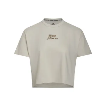 Under Armour Drop Shoulder Sleeve T Shirt Women's Rock