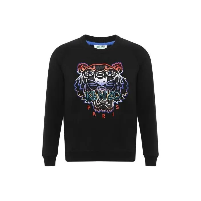 KENZO Classic Tiger Head Sweatshirts Women's Black-0