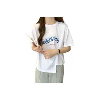 Tonlion T Shirt Women's Raw White