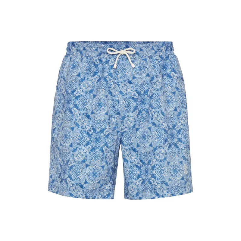 Brunello Cucinelli Paisley Printed Drawstring Swim Shorts-0