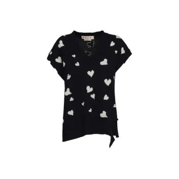 MARNI Bunch Of Hearts Alpaca wool Vest