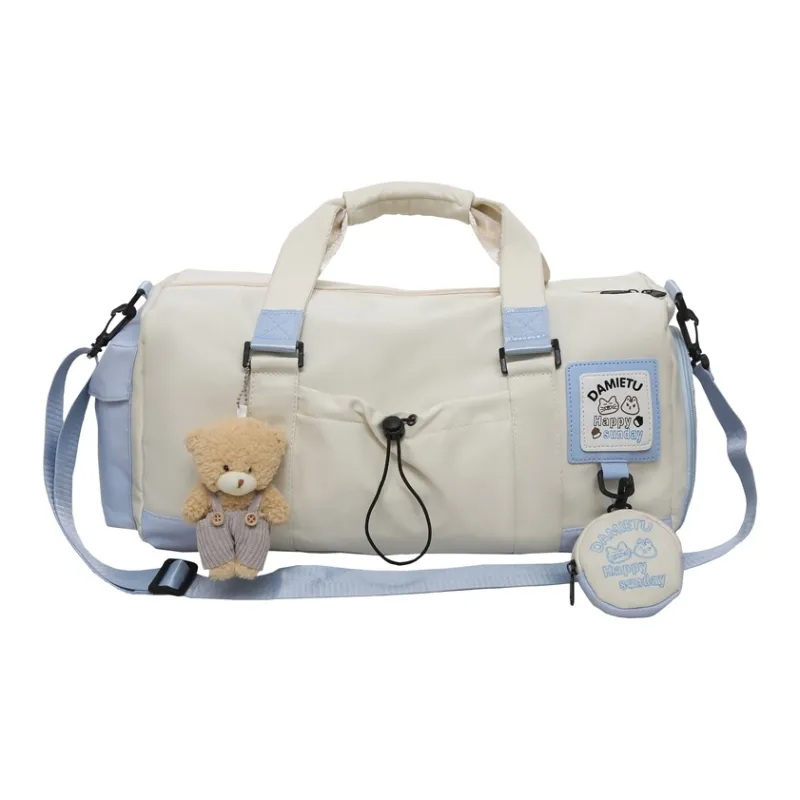 OUZIHUANG Nylon Travel Bag Women's Multicolor-6