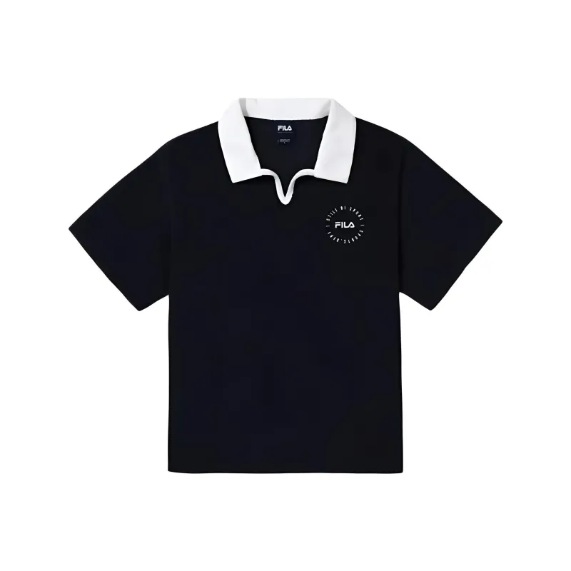 FILA Regular T Shirt Women's Ink Dark Blue-0