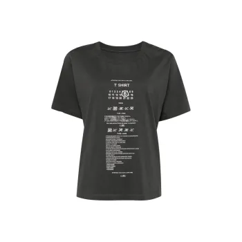 MM6 Maison Margiela Logo Printed Crewneck T Shirt