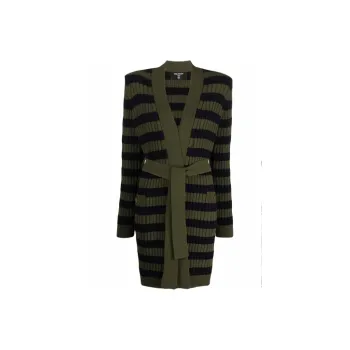 BALMAIN Tie fastening Striped Cardigan