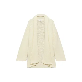 ARITZIA The Group Alvar Open-Front Cardigan Sweater Women's Lychee White/Litchi White