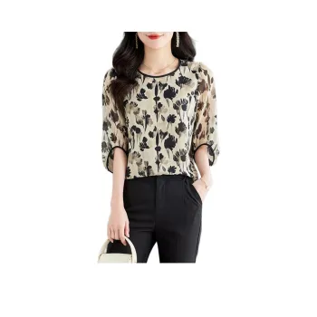 PIERRE CARDIN Chiffon Shirt Women's Image Color