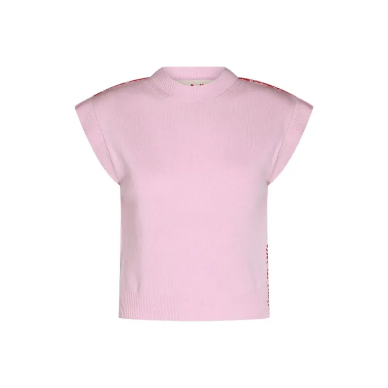 MARNI Crewneck Short Sleeved Jumper-0