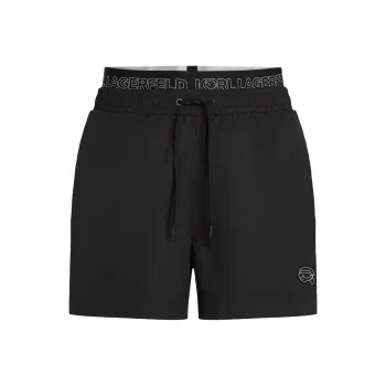 KARL LAGERFELD / Karl Lagerfeld Jeans Ikon Swim Shorts