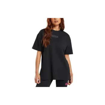 GYMSHARK BLOCK OVERSIZED T-SHIRT T-Shirt Women's Black