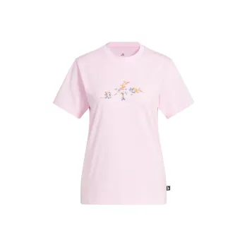 Adidas Free Shipping With AdiClub Elements Radiate Floral Graphic Tee