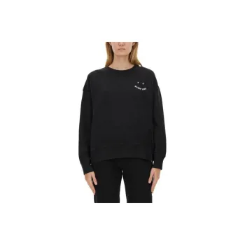 PS By Paul Smith Logo Embroidered Jersey Sweatshirt