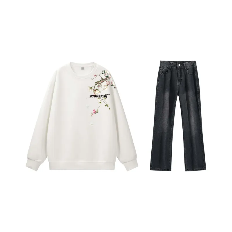 SUNSETMONENT Sweatshirt Set Unisex-5