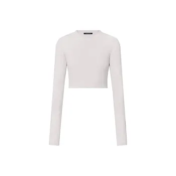 LOUIS VUITTON Sweater Women's Gray White