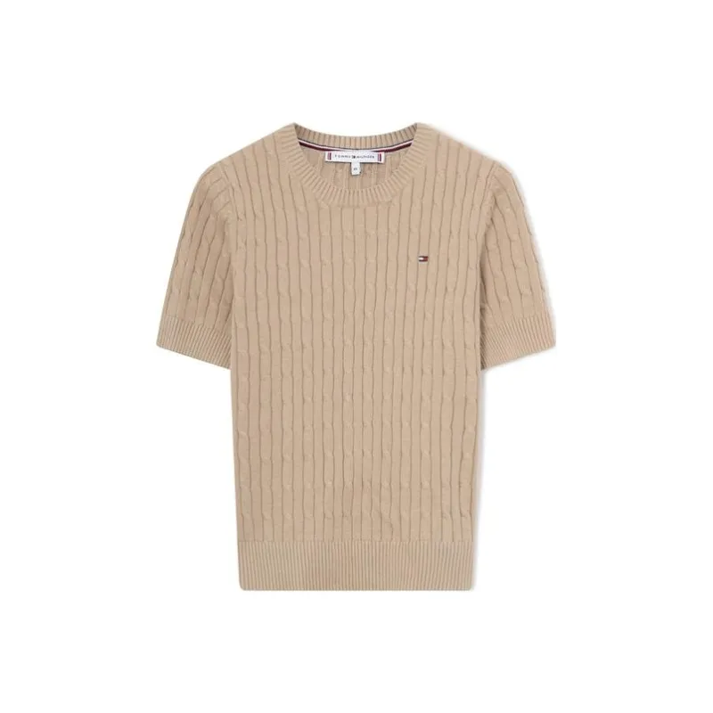 Tommy Hilfiger T-Shirts Women's Khaki-0