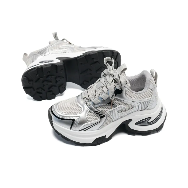 7 SEVFUN Wear resistant And Lightweight Low Top Chunky Sneakers Women's-6