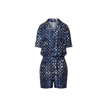 LOUIS VUITTON Mahina Monogram Short Sleeved Playsuit