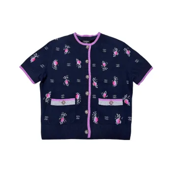 CHANEL FW22 Knitwear Women's Dark Blue