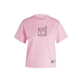 Adidas T Shirts Women's Pink