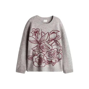 H&M New Year Sweaters Women's Mixed Light Gray