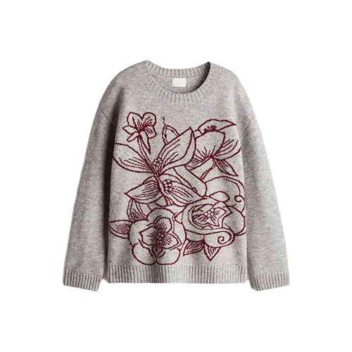 H&M New Year Sweaters Women's Mixed Light Gray