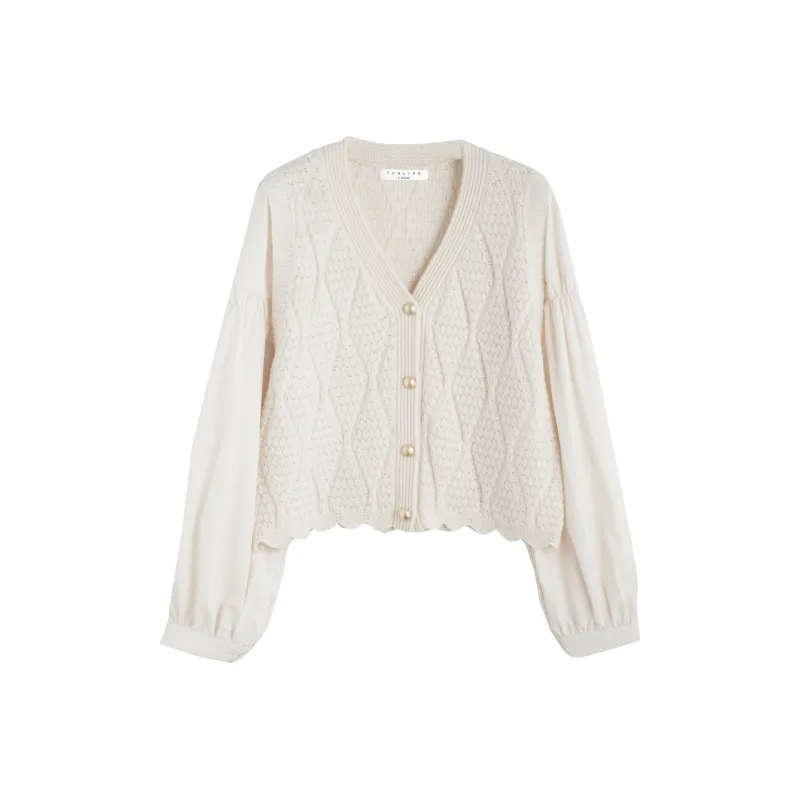 Tonlion Sweater Women's Beige Apricot-0