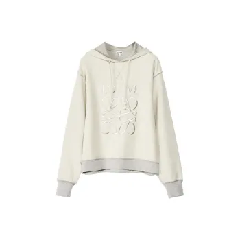 LOEWE Anagram Hoodie 'Grey Melange'