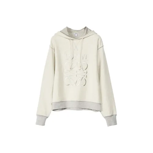 LOEWE Anagram Hoodie 'Grey Melange'
